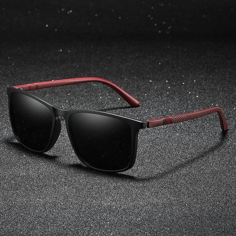 Luxury Vintage Square Polarized Sunglasses Men Women Fashion Travel