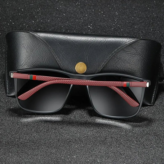Luxury Vintage Square Polarized Sunglasses Men Women Fashion Travel